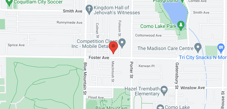 map of 1025 FOSTER AVENUE